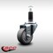 Service Caster 3'' SS Thermoplastic Rubber Wheel Swivel 1-1/8'' Expanding Stem Caster SCC-SSEX20S314-TPRB-118 - alternate 2